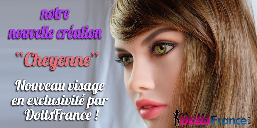 Nouveau visage Dollsfrance pour poupée TPE