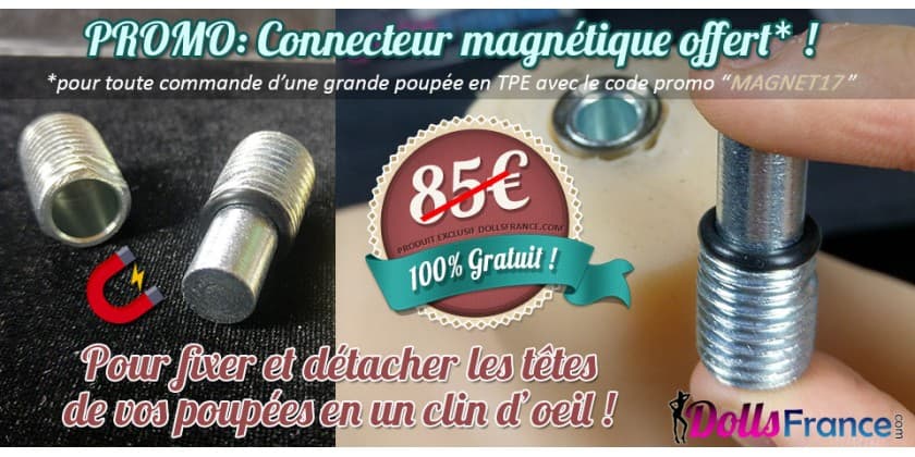 Cadeau : le connecteur magnétique est offert