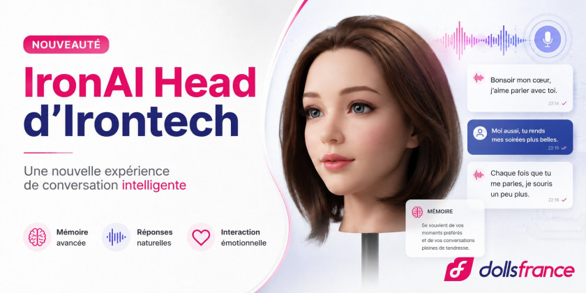 IronAI Head : découvrez la nouvelle tête IA pour poupée Irontech
