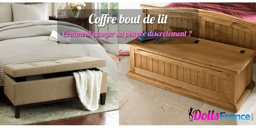 Coffre de rangement discret pour poupées sexuelles en silicone et TPE