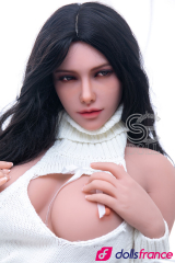 Poupée d'amour en TPE Hazel la brune au gros derrière 163cm bonnet D SEDoll
