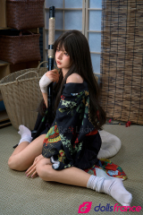 Dangerous Heiress sexdoll silicone addicte au sexe 150cm bonnet B Real Lady