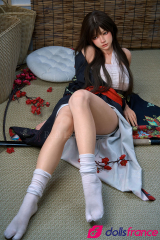 Dangerous Heiress sexdoll silicone addicte au sexe 150cm bonnet B Real Lady