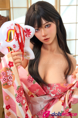 Poupée sexuelle en silicone Divine Maiden jeune geisha 150cm bonnet B Real Lady