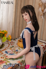 Mo poupée sexuelle silicone jeune femme de ménage sexy 153cm bonnet B FanReal