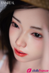 Mo sexdoll silicone nageuse asiatique 155cm F-cup FanReal