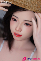 Mo sexdoll silicone nageuse asiatique 155cm F-cup FanReal
