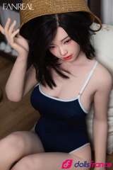 Mo sexdoll silicone nageuse asiatique 155cm F-cup FanReal