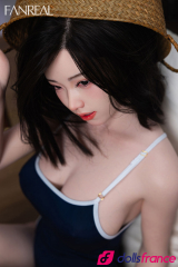 Mo sexdoll silicone nageuse asiatique 155cm F-cup FanReal