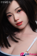 Mo sexdoll silicone nageuse asiatique 155cm F-cup FanReal