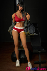 Real doll en silicone Miku la sportive à grosse poitrine 161cm bonnet A IronTech