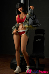 Real doll en silicone Miku la sportive à grosse poitrine 161cm bonnet A IronTech