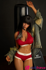 Real doll en silicone Miku la sportive à grosse poitrine 161cm bonnet A IronTech