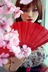 Aryana poupée sexuelle en silicone au visage tatoué T161cm Bonnet C SEdoll