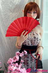 Aryana poupée sexuelle en silicone au visage tatoué T161cm Bonnet C SEdoll