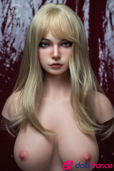 Sexdoll réaliste torso en silicone Olivia la coquine blonde 107cm Bonnet H SEdoll