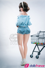 Sylvia poupée d'amour en silicone brunette sexy T161cm Bonnet C SEdoll