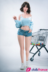 Sylvia poupée d'amour en silicone brunette sexy T161cm Bonnet C SEdoll