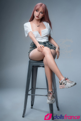 Bridget poupée sexuelle en silicone texturé accro au sexe T160cm Bonnet C SEdoll