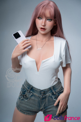 Bridget poupée sexuelle en silicone texturé accro au sexe T160cm Bonnet C SEdoll