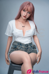 Bridget poupée sexuelle en silicone texturé accro au sexe T160cm Bonnet C SEdoll