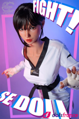 Winola sexdoll réelle en silicone ninja à gros cul 160cm Bonnet C SEdoll