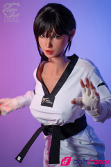 Winola sexdoll réelle en silicone ninja à gros cul 160cm Bonnet C SEdoll