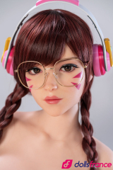 Poupée sexuelle silicone D.Va d'Overwatch 166cm bonnet E GameLady