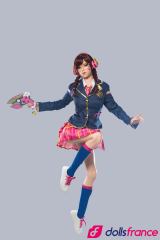 Poupée sexuelle silicone D.Va d'Overwatch 166cm bonnet E GameLady