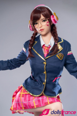 Poupée sexuelle silicone D.Va d'Overwatch 166cm bonnet E GameLady