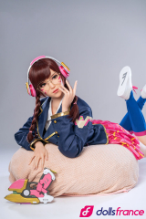 Poupée sexuelle silicone D.Va d'Overwatch 166cm bonnet E GameLady