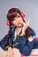 Poupée sexuelle silicone D.Va d'Overwatch 166cm bonnet E GameLady