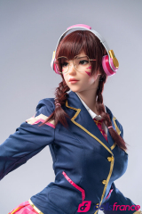 Poupée sexuelle silicone D.Va d'Overwatch 166cm bonnet E GameLady