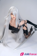 Sex doll silicone 2B cosplay samurai à gros seins ROS 171cm G-cup Gamelady