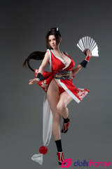 Mai Shiranui la belle sexdoll en silicone asiatique en kimono 165cm G-Cup GameLady