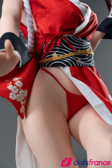 Mai Shiranui la belle sexdoll en silicone asiatique en kimono 165cm G-Cup GameLady