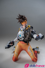 Love doll en silicone Tracer d'Overwatch 167cm D-Cup GameLady