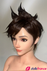 Love doll en silicone Tracer d'Overwatch 167cm D-Cup GameLady