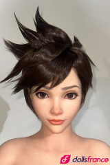 Love doll en silicone Tracer d'Overwatch 167cm D-Cup GameLady
