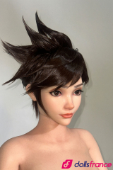 Love doll en silicone Tracer d'Overwatch 167cm D-Cup GameLady