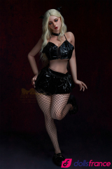 Sexdoll en silicone demon sexy Vanessa blonde aux yeux bleus 164cm IronTech