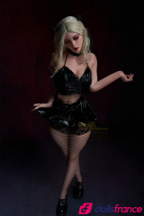 Sexdoll en silicone demon sexy Vanessa blonde aux yeux bleus 164cm IronTech
