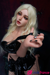 Sexdoll en silicone demon sexy Vanessa blonde aux yeux bleus 164cm IronTech