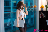 Sexdoll en silicone Naomi la femme d'affaire aux beaux t&eacute;tons 161cm bonnet D Lusandy
