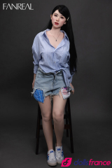 Sex doll asiatique en silicone suceuse professionnelle Kimmy 155cm F-cup FanReal