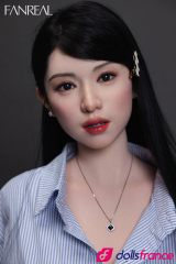 Sex doll asiatique en silicone suceuse professionnelle Kimmy 155cm F-cup FanReal