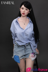 Sex doll asiatique en silicone suceuse professionnelle Kimmy 155cm F-cup FanReal