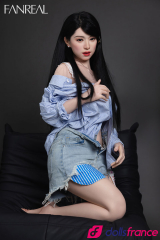 Sex doll asiatique en silicone suceuse professionnelle Kimmy 155cm F-cup FanReal