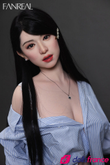 Sex doll asiatique en silicone suceuse professionnelle Kimmy 155cm F-cup FanReal