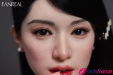 Sex doll asiatique en silicone suceuse professionnelle Kimmy 155cm F-cup FanReal